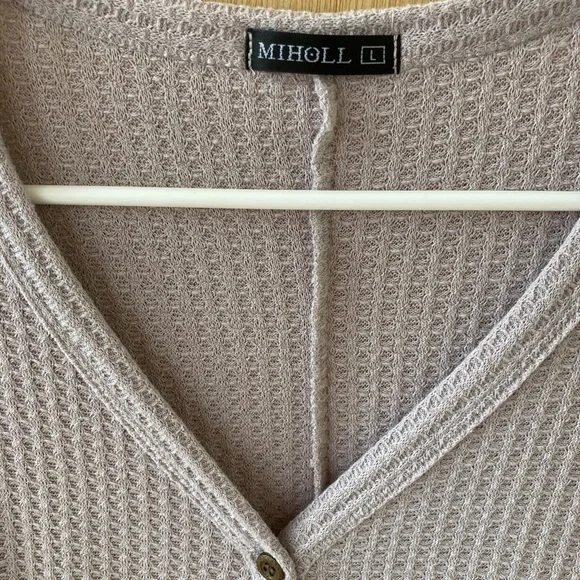 Stylish & everyday cardigan! Light purple, size L, worn only once - Picture 2 of 3